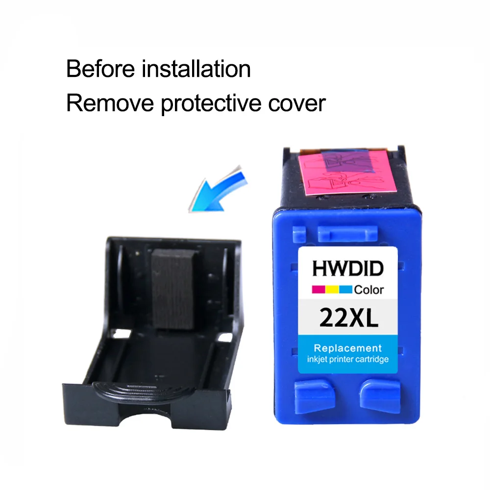 Сменный чернильный картридж HWDID 2BK1COL 21XL 22XL для HP 21 и 22 Deskjet 3915 1530 1320 F2100 F2280 F4180|ink