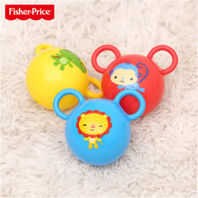 Fisher F0902 Baby Rattle Ball Hand Exercise Power Toy | Noise Maker
