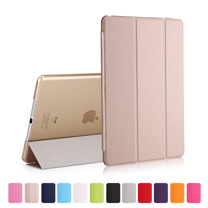 

For ipad Air1 / Air2 for iPad 9.7 inch 2017/2018 A1822 A1823 A1893 A1954 Color PU Ultra Slim Magnet wake Smart PU Shell Cover