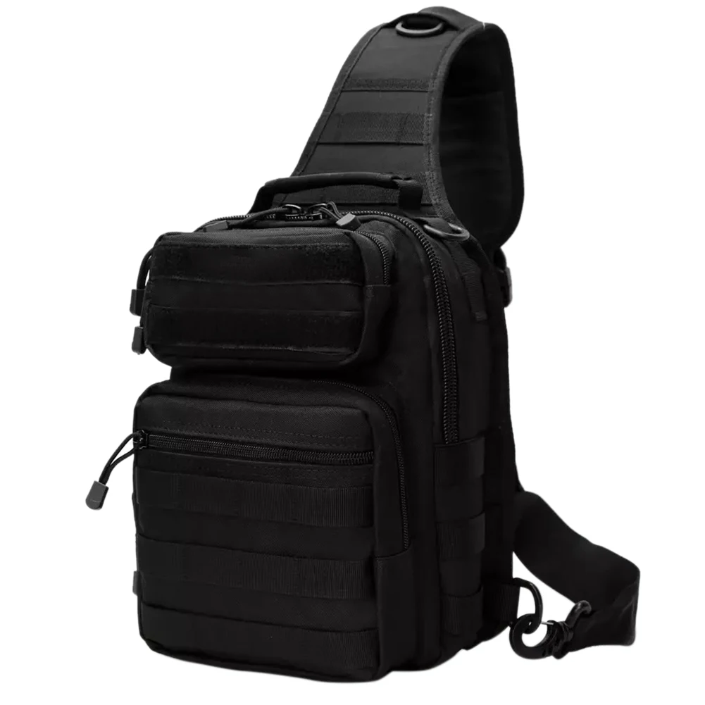 Вместительная дорожная сумка-слинг через плечо военная прочная тактическая