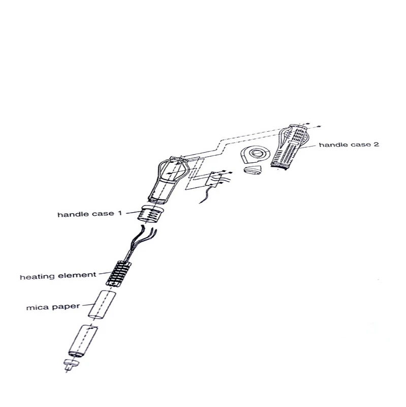 Пистолет горячего воздуха 858D Паяльная станция 720 Вт Вентилятор Фен Паяльный