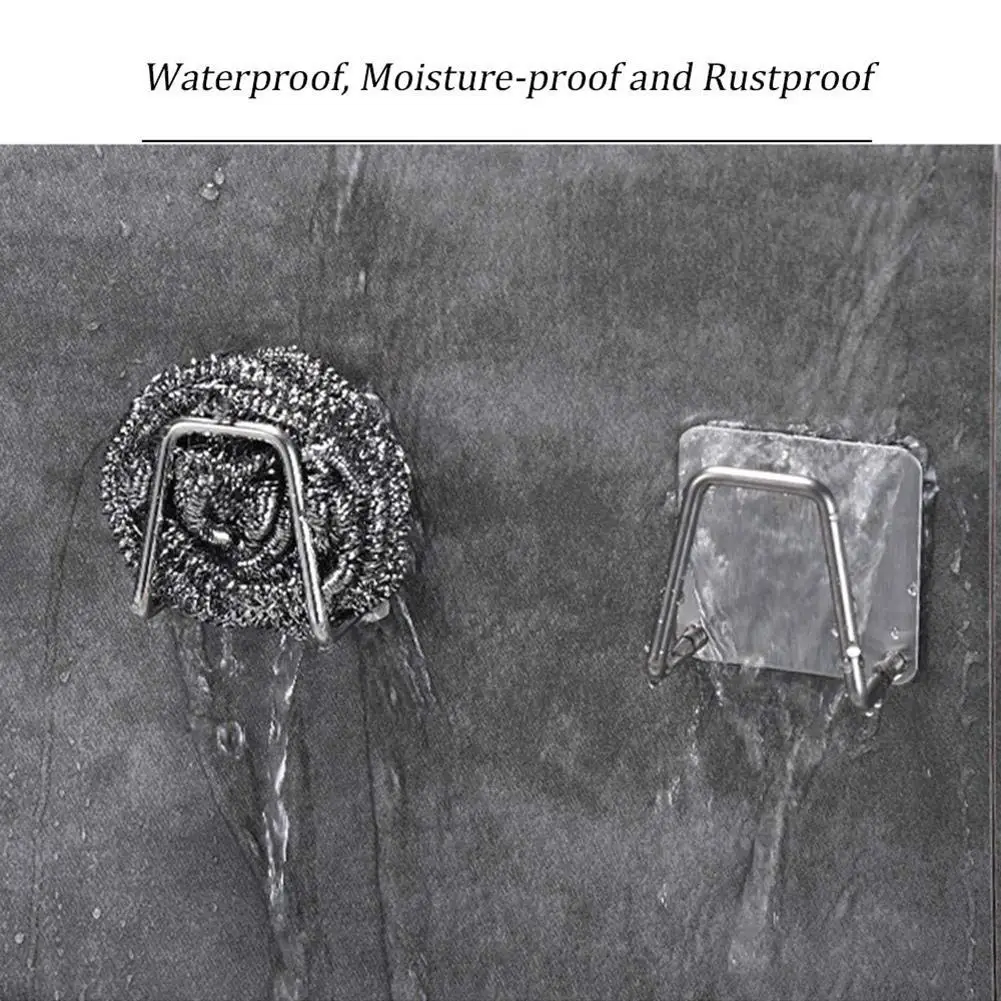 Полка держатель для слива губки из нержавеющей стали 304 подвесная полка без