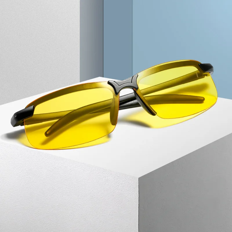 

iboode Anti-Glare Night Vision Driver Goggles Fashion Men Women Sunglasses Vintage UV400 Shades Male Sun Glasses Gafas De Sol