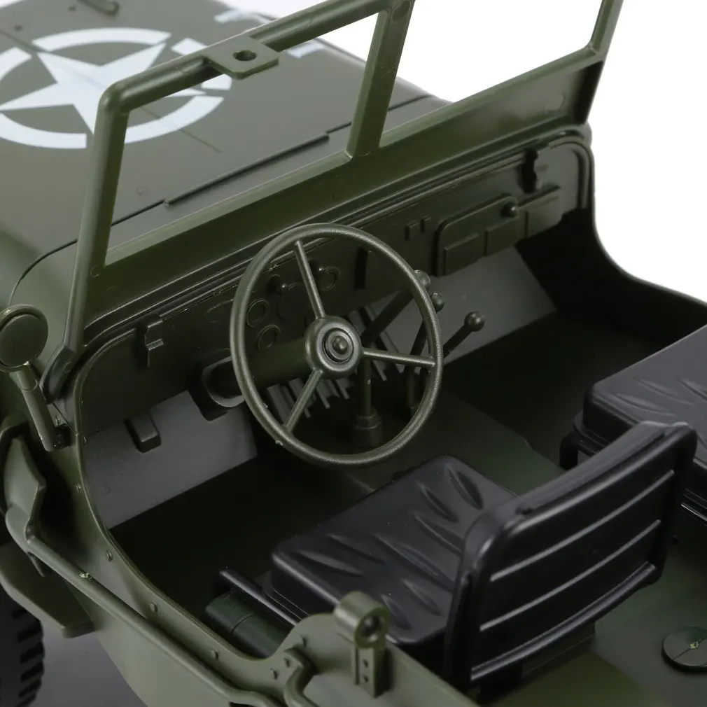 C606 1:10 RC Автомобиль 2,4G 4WD трансформер пульт дистанционного управления свет джип четырехколесный привод внедорожный военный альпинистский автомобиль Детский подарок