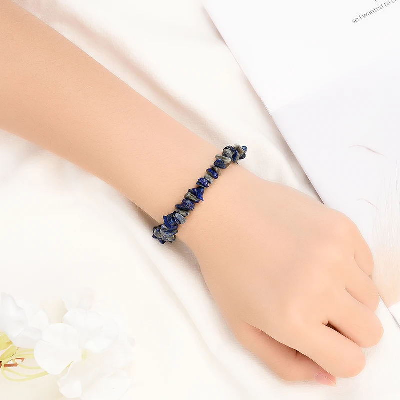 Оптовая продажа изысканные нестандартные браслеты ручной работы с натуральными