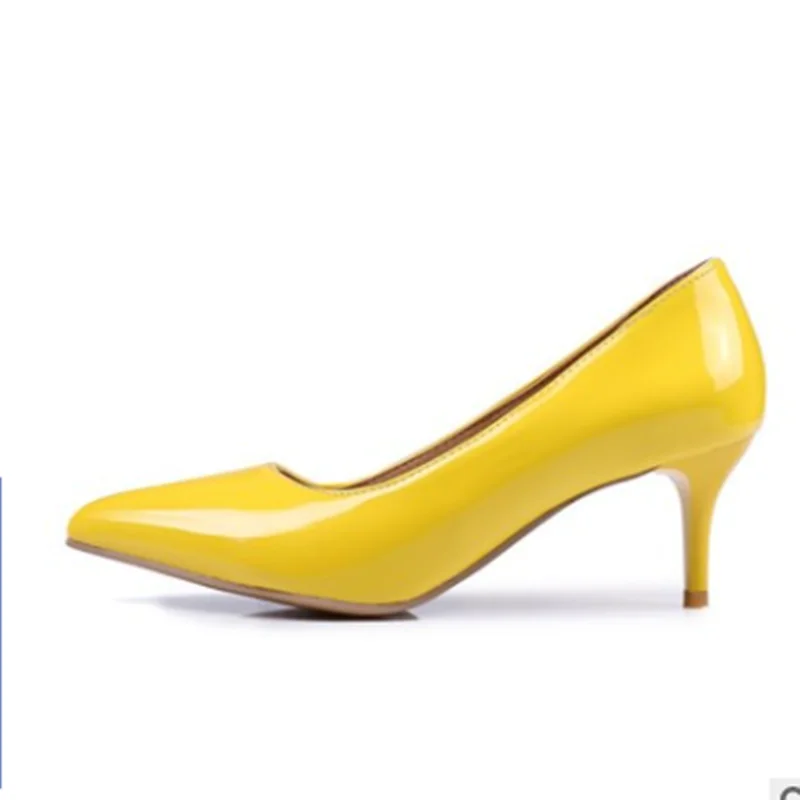 Женские туфли на высоком каблуке Zapatos Mujer Tacon Bajo Туфли-лодочки с острым носком