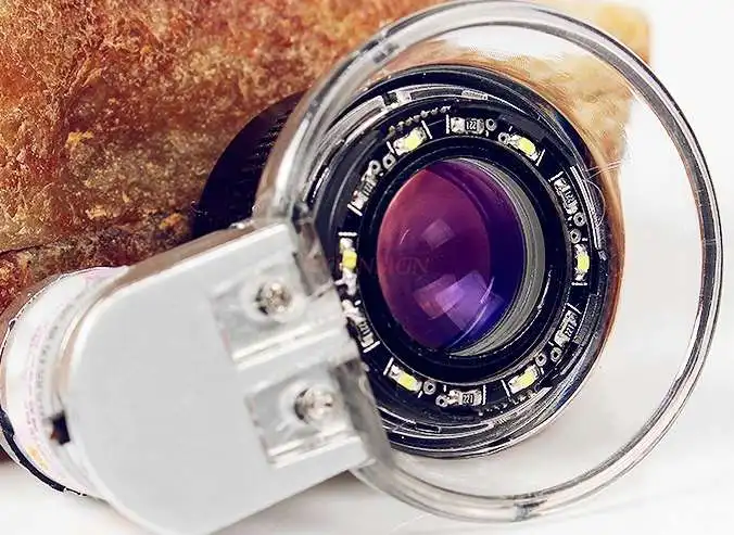 Увеличительное стекло с светодиодный светильник 20 раз портативный каллиграфии и