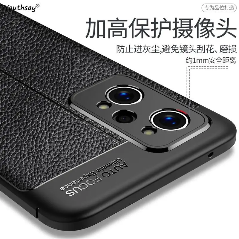 for realme gt neo2 cover case for realme gt neo 2 cover fundas shockproof tpu soft leather phone coque for realme gt neo2 free global shipping