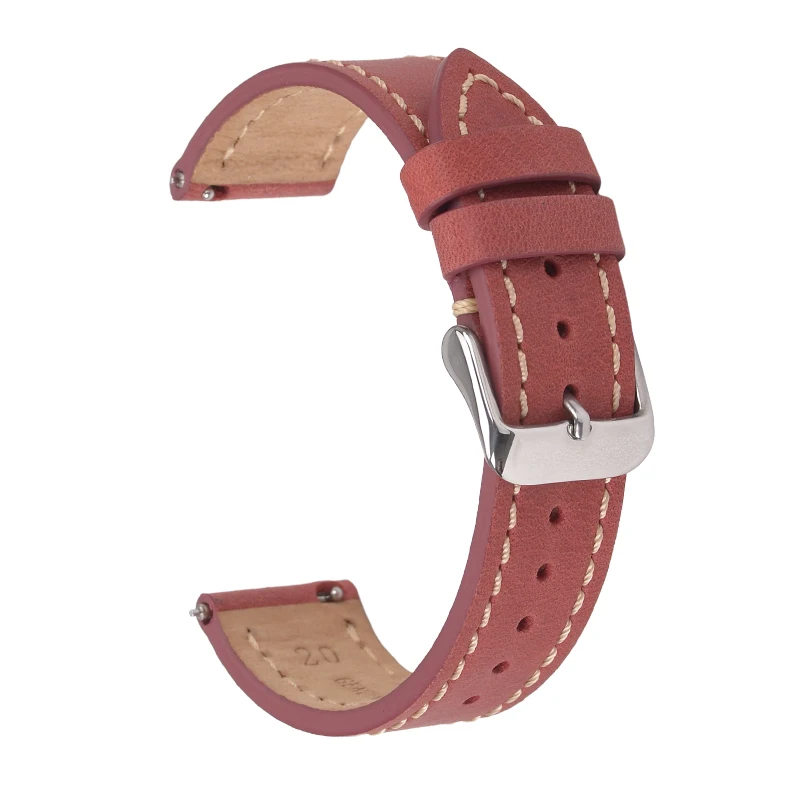 Ремешок из натуральной кожи для наручных часов 20 мм 22 | Наручные часы