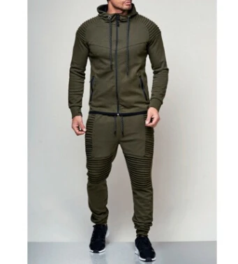 

Men TrackSuit Hoodie Jacket Sweater Suit Set Trousers Pants Jogging Gym Sport