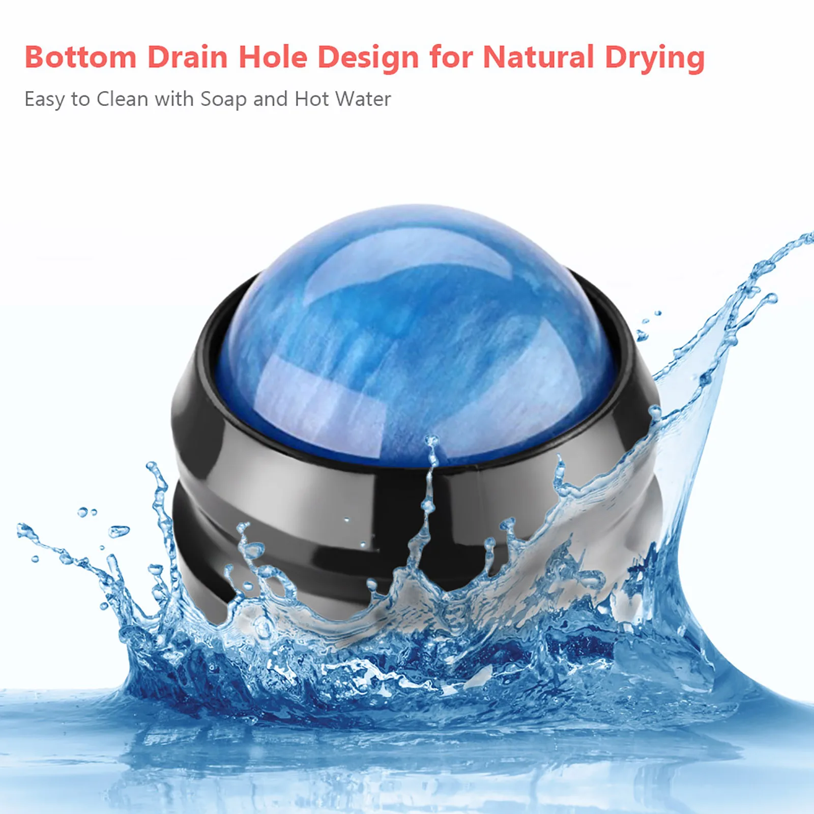 

Anself Roller Ball Back Roller Massager Pain Relief Body Secrets Massage Roller Relax Ball
