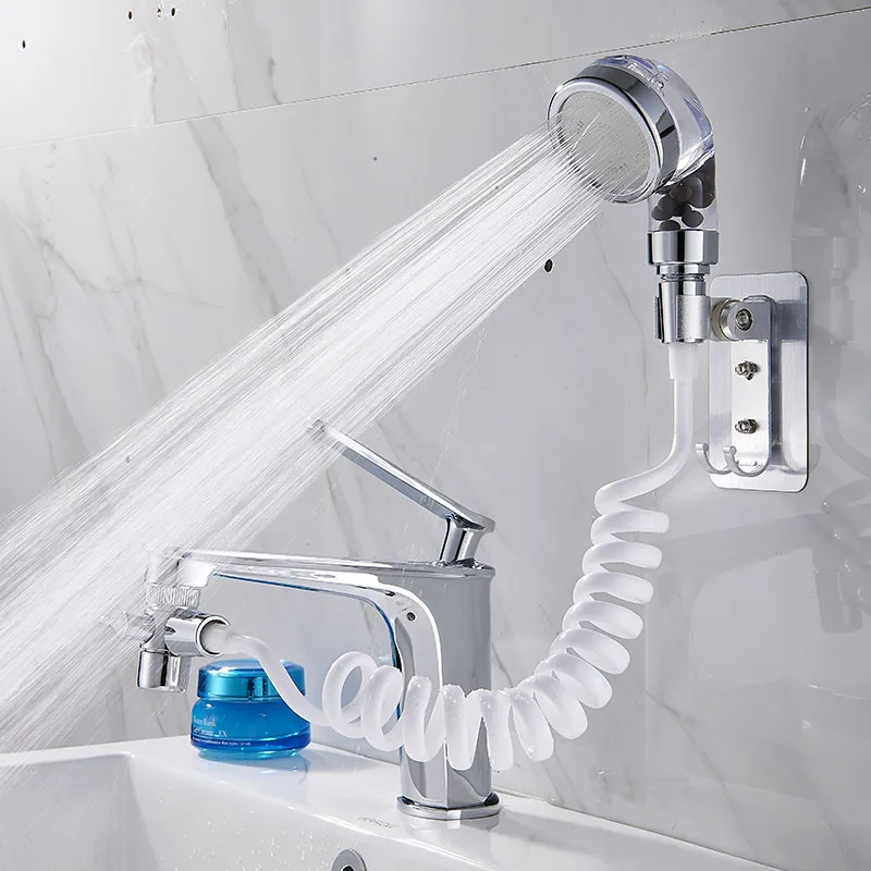 

Bathroom Adjustable Ionic Shower Head for Hard Water Pressure Soft Water Mineral Shower Head Hair Washing Basin Shower Head
