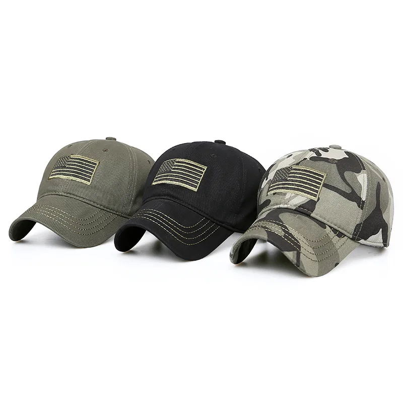

2021 Fishing Tactical Operator Collection with Flag Patch Cap USA Outdoors Trucker Mesh Bonnets Hat Military Hat Men Hat