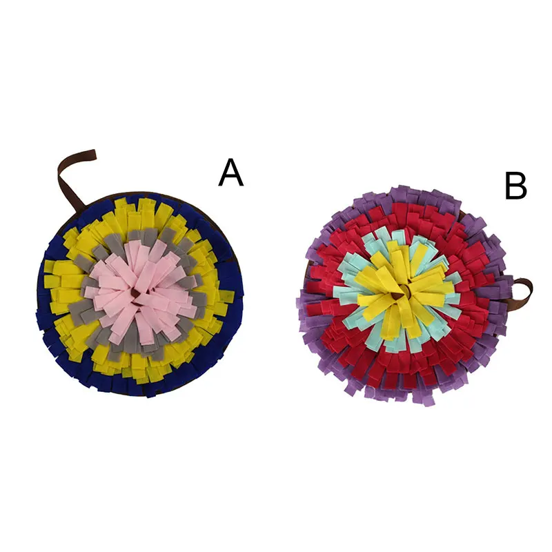 

Pet Dog Sniffing Mat Training Sniffing Mat Slowing Feeding Toys Round Indoor Dog Toys TP899