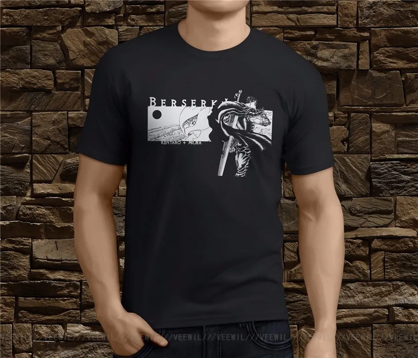 

New Berserk Guts Gattsu Griffith Anime Manga Men's T-Shirt Size S 3XL O Neck Fashion Casual High Quality Print Humorous T Shirt