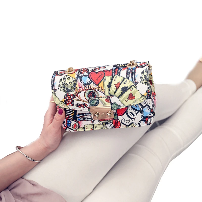 Новые женские летние сумки маленькая сумка Женская мини на цепочке мессенджеры