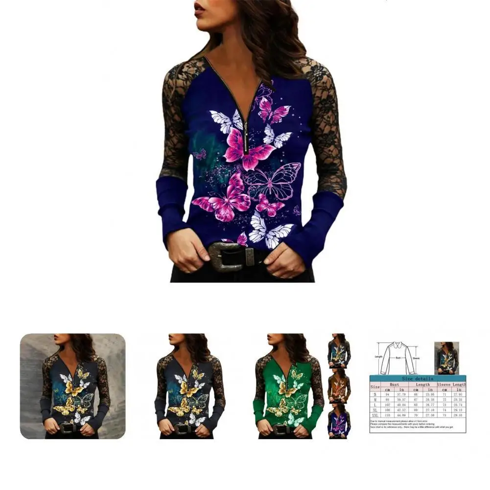 

Женская ажурная рубашка на молнии, Весенняя рубашка с воротником