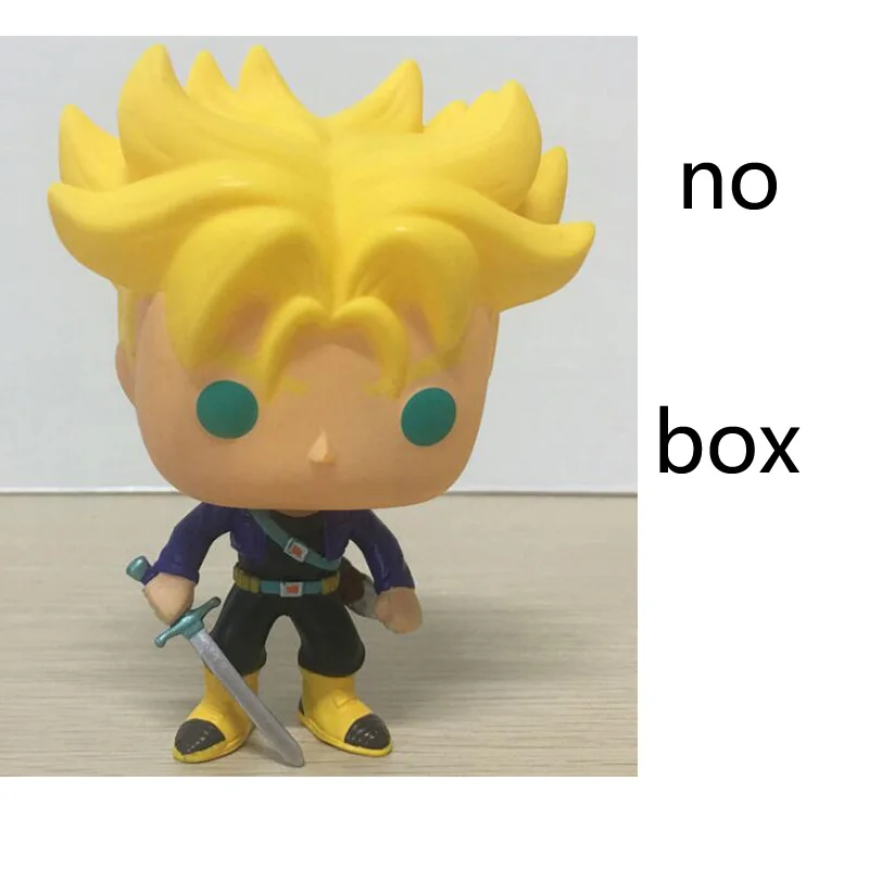 155 no box Funko Pop аниме Dragon Ball Z персонаж 10 см Милая виниловая Модель Куклы Фигурки игрушки - Цвет: 155 no box