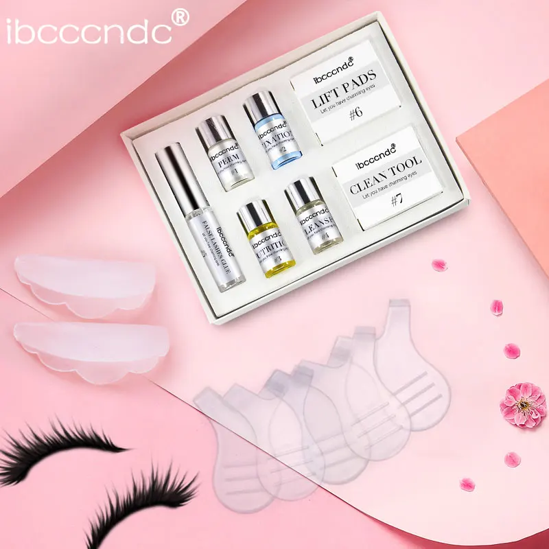 Ibcccndc подтяжка для ресниц Kit ресницы Полуперманентная завивка косметический