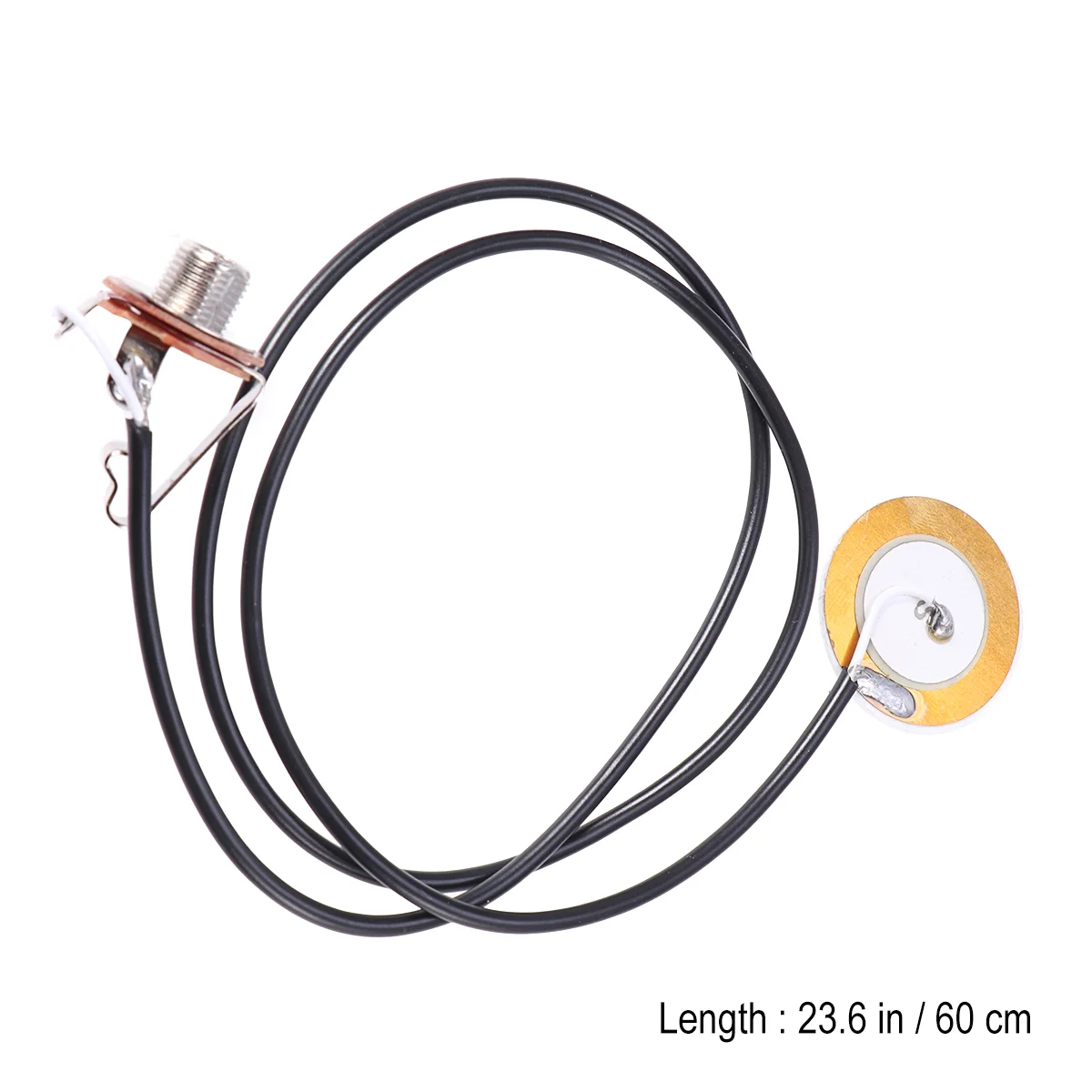

Cigar Box Guitar Parts Acoustic Pickup Pre-Wired Piezo Amplifier Jack