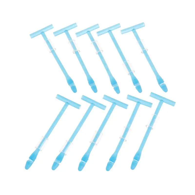 

10 Pcs/Set Fishing Hook Hanger Anti Winding Entangle Balance Plastic Holder T Shape Platform Tackle Accessories