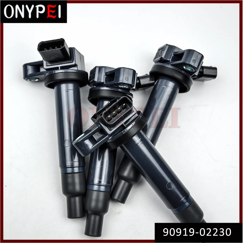 Набор из 4 катушки зажигания 90919 02230 для Lexus GS430 LS430 LX470 Toyota Land Cruiser 9091902230 90080 19027 мкФ