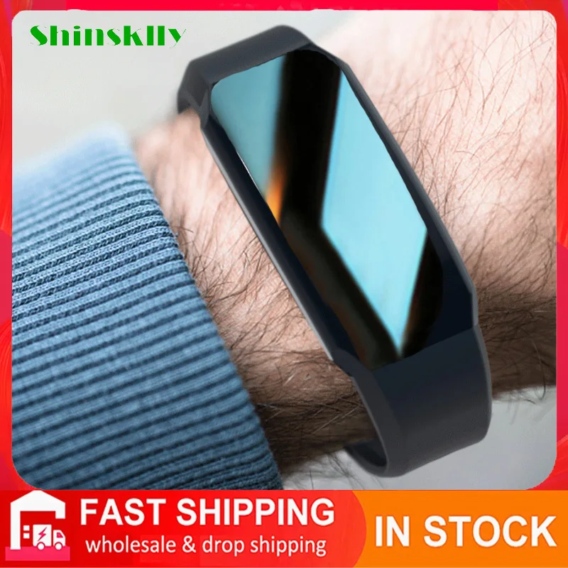 Фитнес браслет с монитором температуры тела смарт пульсометром измерением