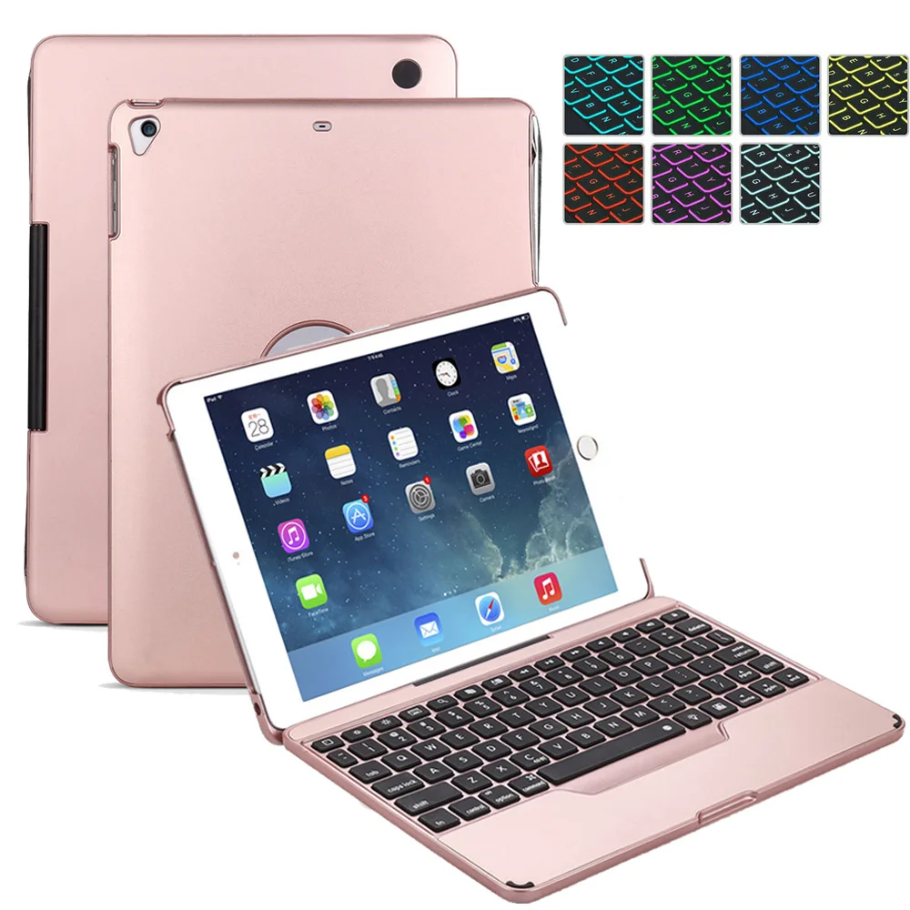 

Backlit Wireless Keyboard for iPad 9.7 inch 5th 6th 2017 2018 Air1 Air2 Funda Case Keyboard Tablet Cover for iPad Pro 9.7 inch