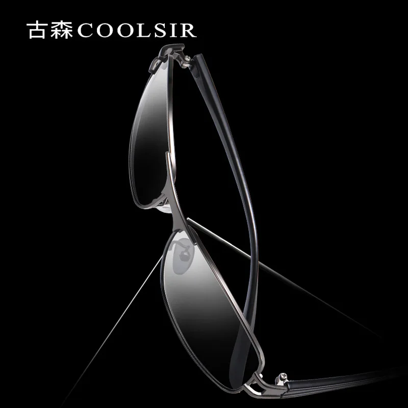 Мужские солнцезащитные очки с поляризацией и УФ-защитой маленькая квадратная