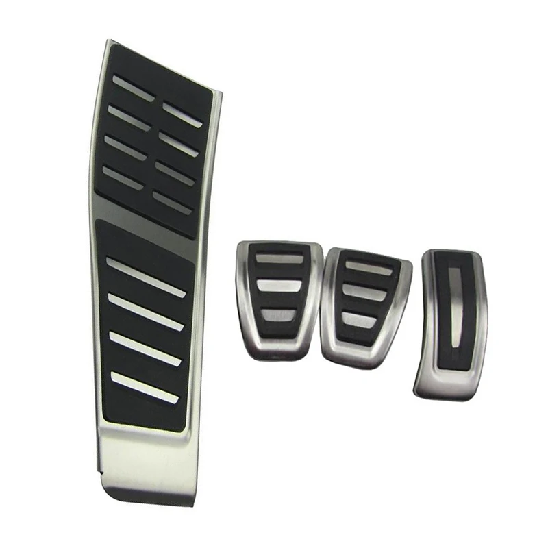 

Foot крышка педали комплект для Audi A5 B8 S5 (8T) A5 B9 A4 S4 B8 (8K) Q5 8R A6 C7 (4G) RHD газа топливного бака Тормозная накладка на подставку для ног накладка декоративная AT/MT