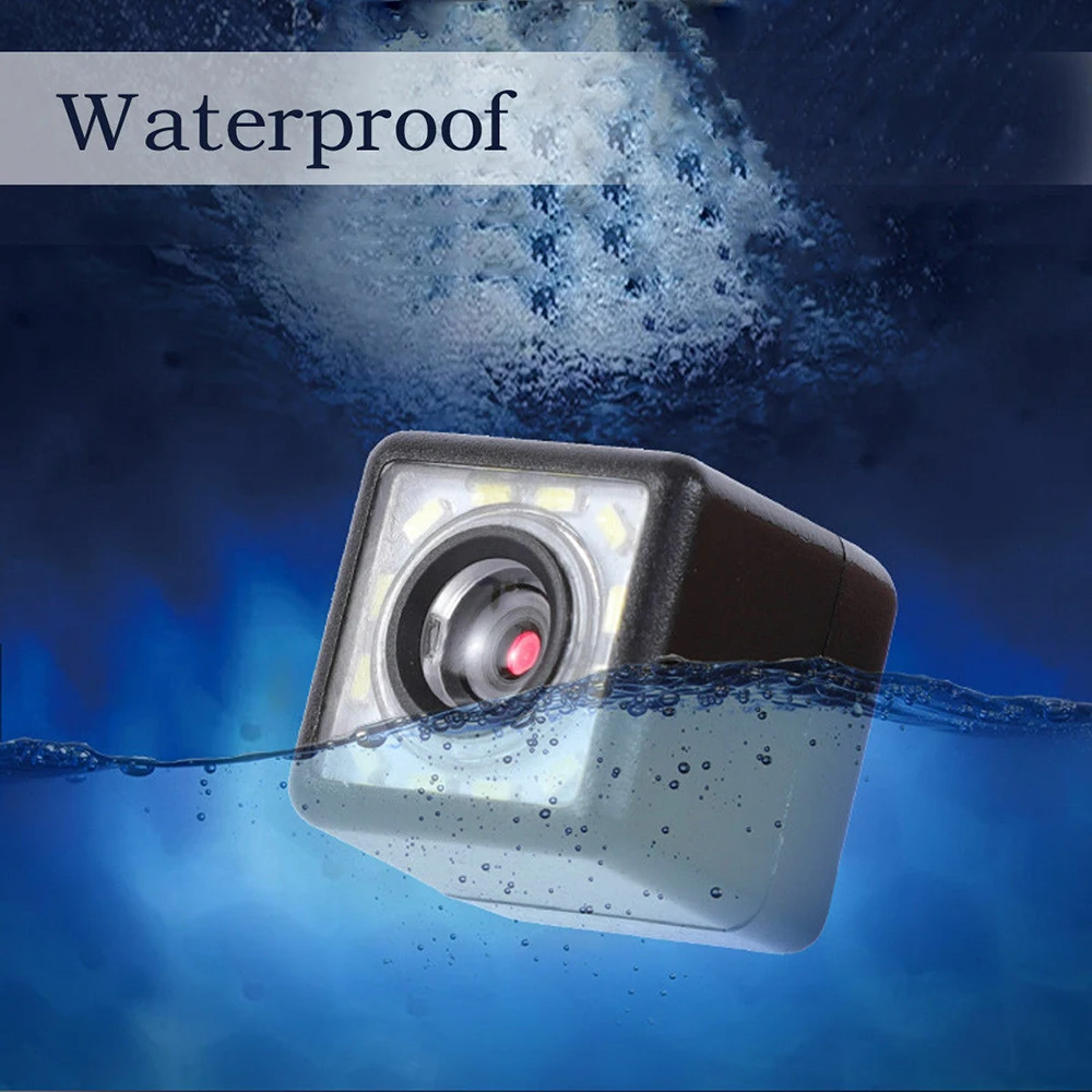 Автомобильная камера заднего вида с 12 светодиодами 170 градусов HD ночное видение