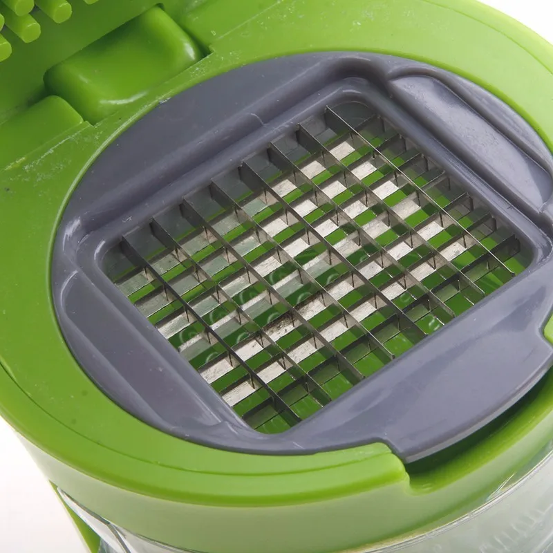 

Portable ABS Stainless Steel Garlic Chopper Press Vegetable Seasoning Slicer Hand Press Crusher Crusher Kitchen Accessories Tool