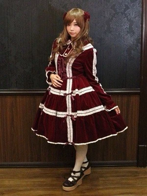 

(LLT018) Lolita Dresses Long Sleeve Sweet Lolita Short Dress Ball Gown Fancy Prom Dress Halloween Party Masquerade Costume
