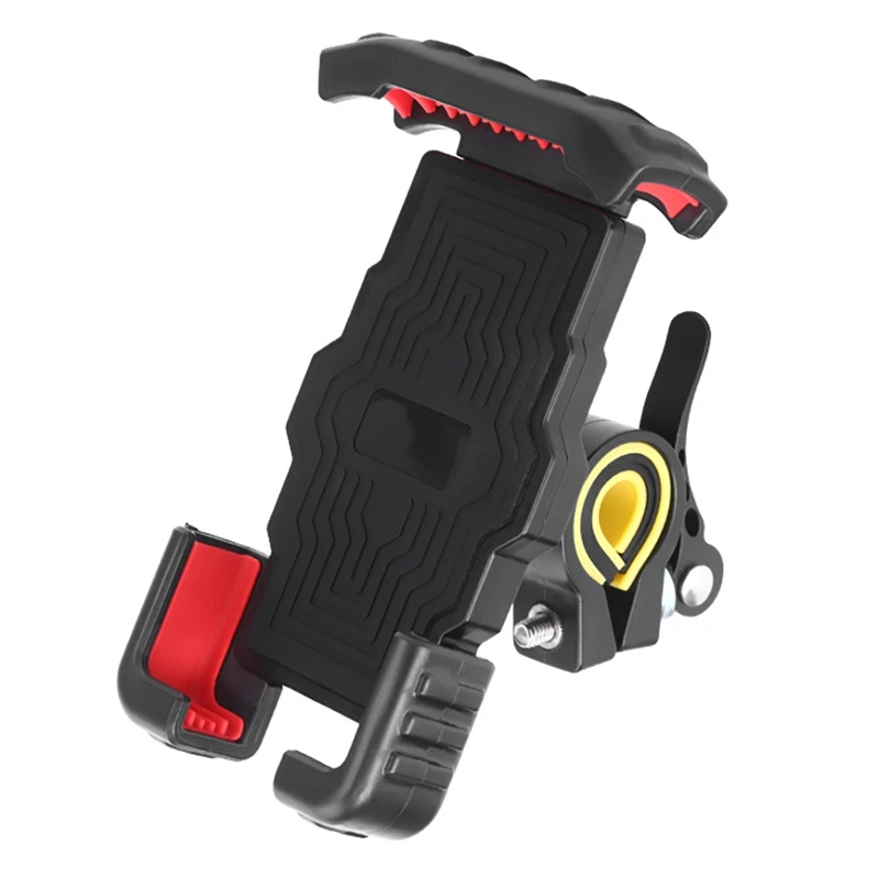 

Motorcycle Bike Phone Mount Universal Phone Holder for Motorcycle Handlebars, Scoote for Outdoor for Cycling Black