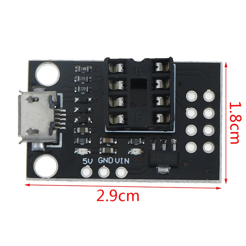 

1pcs Development Programmer Board For ATtiny13A/ATtiny25/ATtiny85/ATtiny45