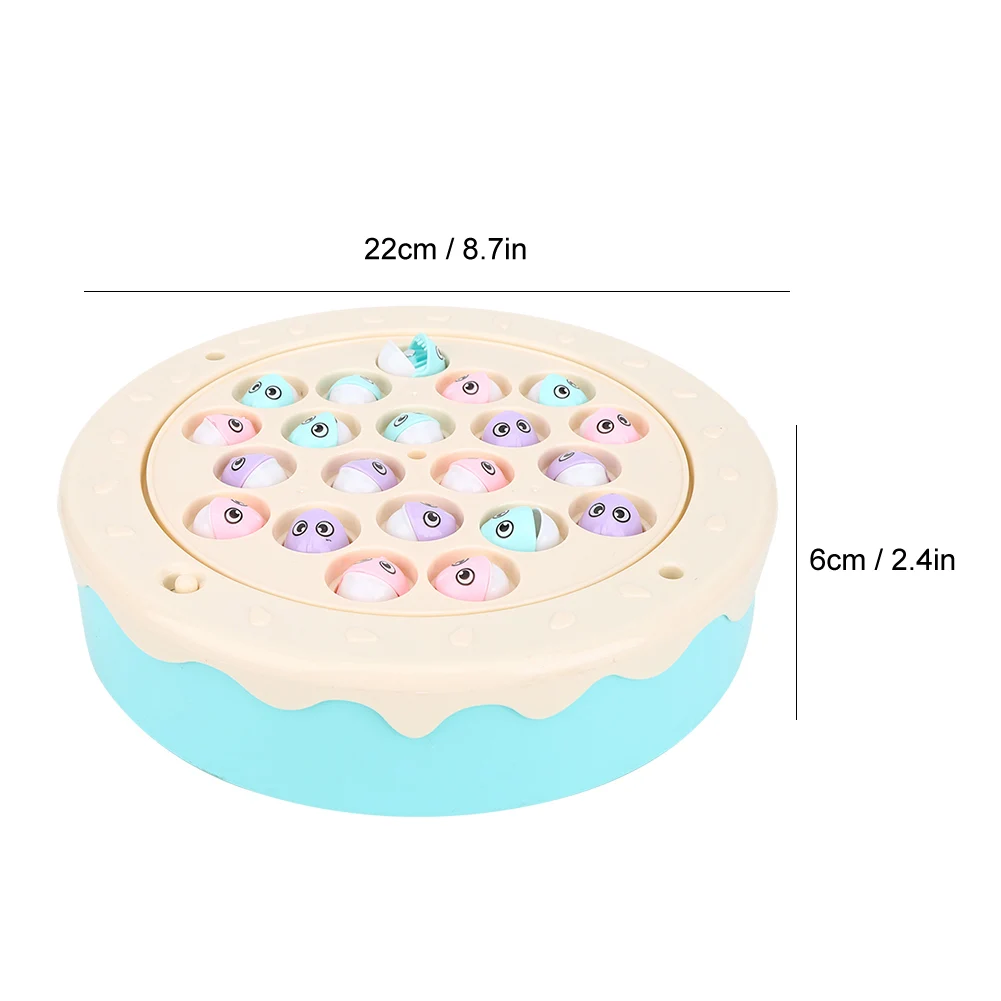 Рыболовная игра набор игрушек с музыкой вращающаяся доска детская забавная