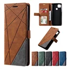 Кожаный чехол-книжка на магнитной застежке для Samsung Galaxy A11 A21 A31 A41 A51 A71 A12 A32 A42 A52 A72 5G A01 A02 A02S A6 2018 обложка книги