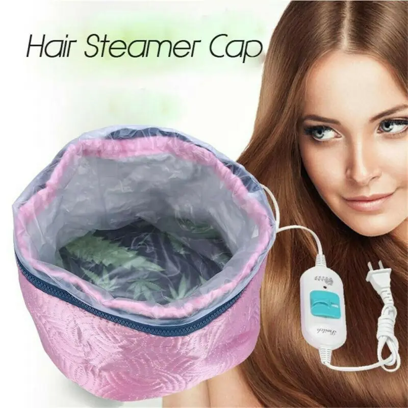 Hair Mask Tool Steamer Cap Heating Hat SPA Care Hair-dressing Salon | Дом и сад