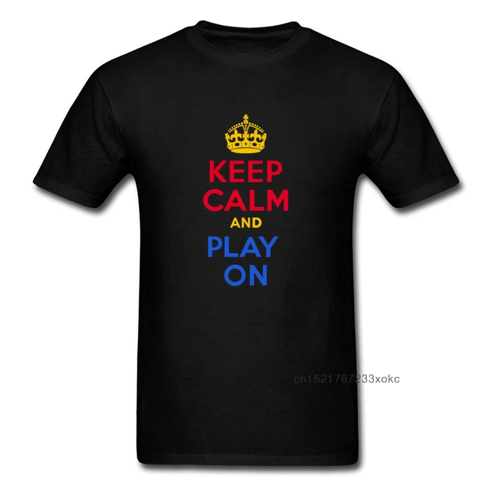 2018 Скейтер Keep Calm And Play On Стильная мужская футболка для скейтборда Повседневная с