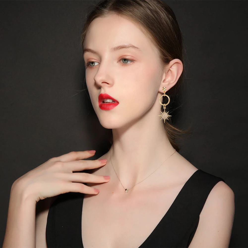 Корейские круглые серьги минимализм черные металлические в стиле панк для лета