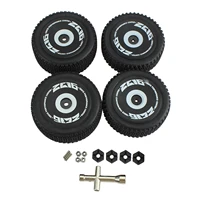 rc front rear tire set for wltoys 124018 112 rc car crawler parts