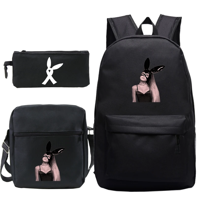 Функциональный рюкзак Ariana Grande комплект из 3 предметов школьная сумка для