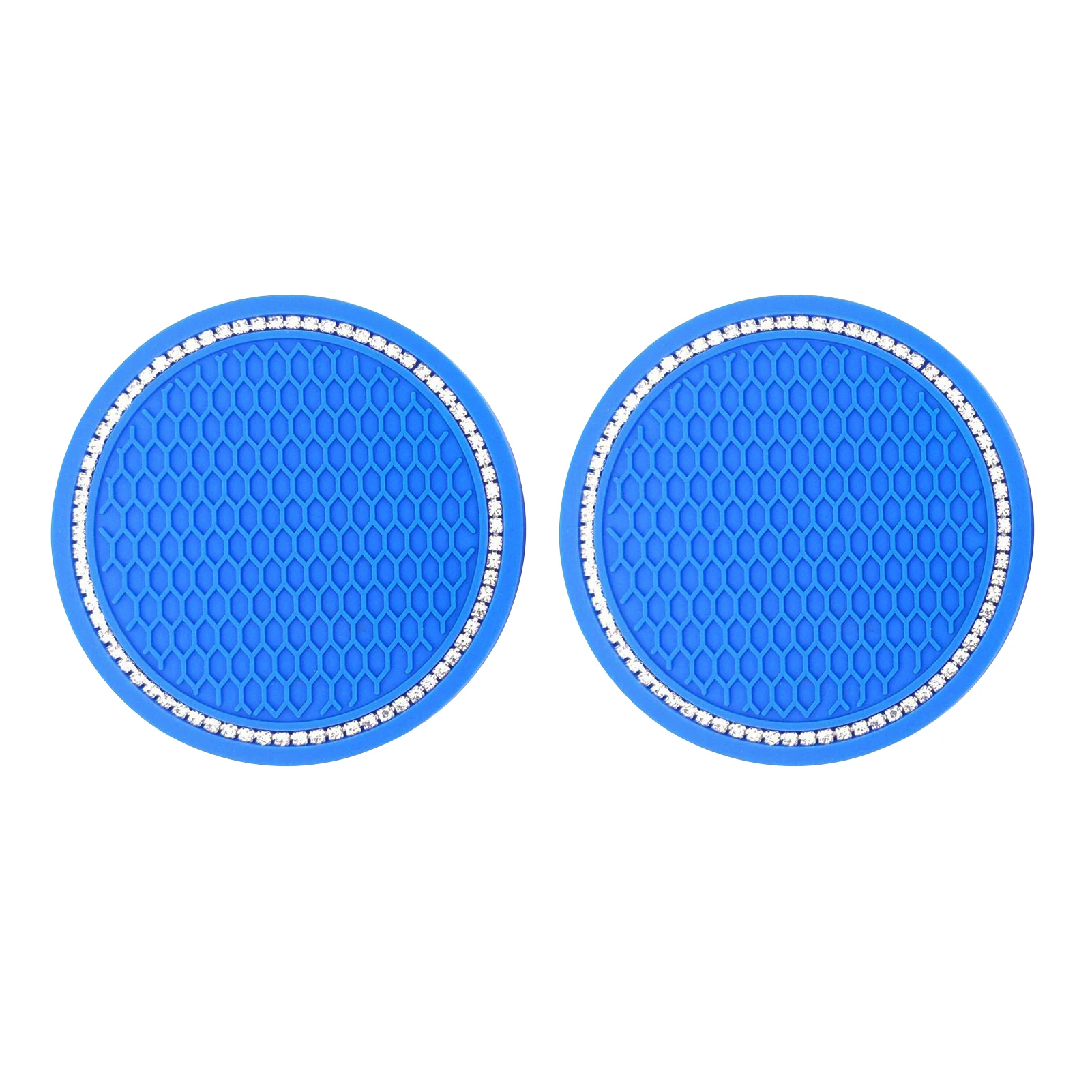 

2 шт./компл. Пылезащитная вставка для напитков с держателем для чашки стразы, универсальные аксессуары, внутренняя отделка, водонепроницаем...