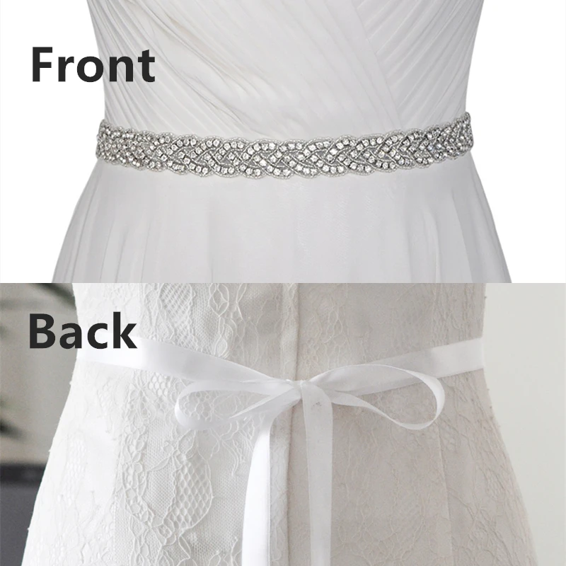 Женский пояс со стразами свадебное платье ручная работа бриллиантовый