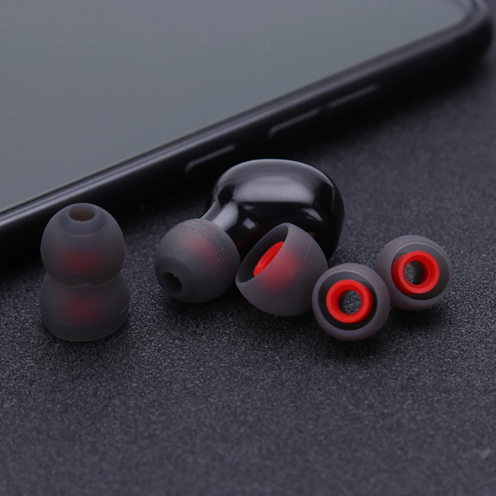

6pcs Wireless In Ear Earphone Soft Silicone Earpads Ear Sleeve Replacement for KZ LZ A4 DZ9 Headset
