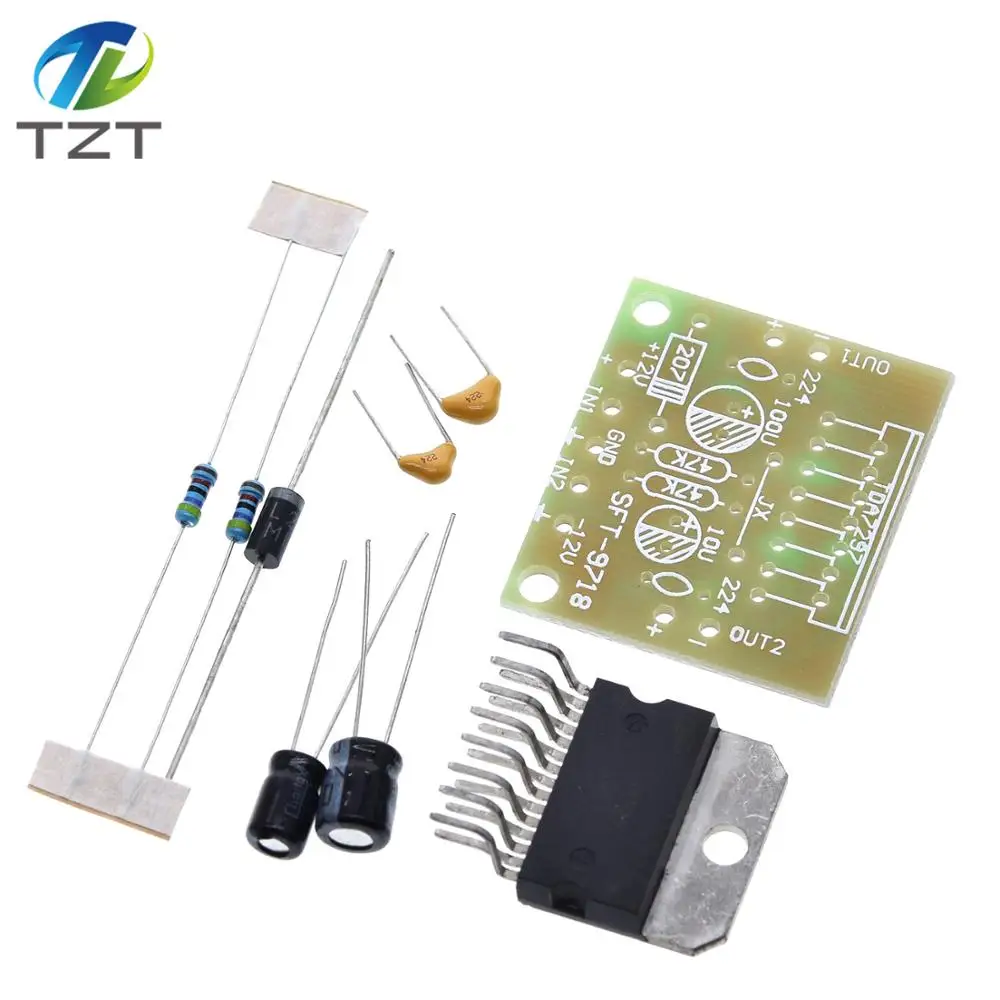 Плата усилителя TDA7297 запасные части 12 В постоянного тока класс 2 0 Двойное аудио