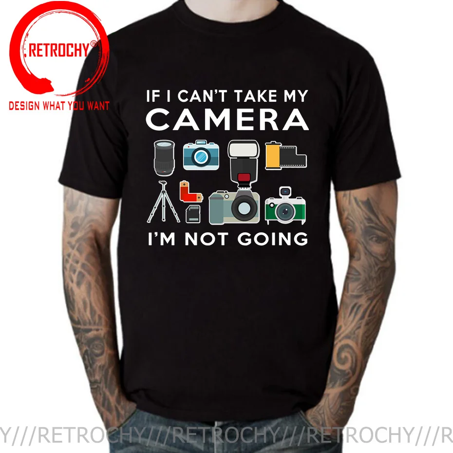 

2022 New Fashion Men O Neck T Shirt Heartbeat Of Camera Tee Shirts New Summer Oversized Cotton Photographer T-Shirts Man Tshirt