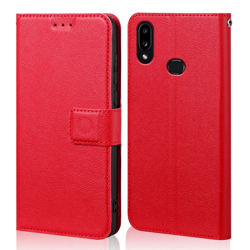 Чехол-книжка для Samsung A10S 2019 кожаный чехол-книжка с откидной крышкой Galaxy чехол