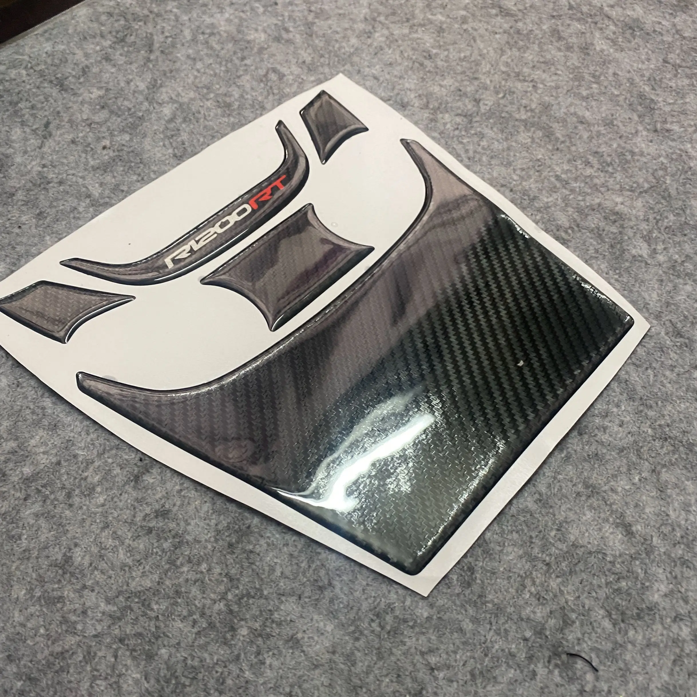 Черная защитная накладка на бак мотоцикла для BMW R1200RT 2005 2013 3D гель углеродное