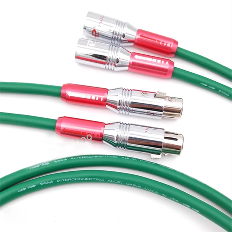 Пара 2328 Серебряный медный смешанный сбалансированный аудиокабель XLR аналоговый